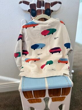 Skate board sweat shirt